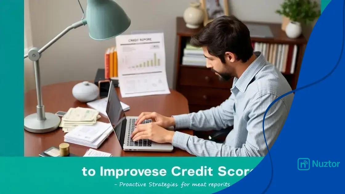 Practical strategies to improve your credit score