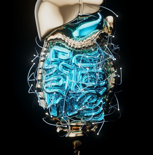 A detailed illustration of the gut-brain axis, highlighting the bidirectional communication pathways between the gut microbiota, the vagus nerve, and the brain. Include representations of neurotransmitters being produced in the gut and their impact on brain function.