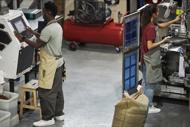 A close-up of workers carefully dismantling electronic devices at a recycling facility. They are segregating different materials, such as circuit boards, wires, and plastic casings, into separate containers. The image shows the meticulous process of extracting valuable components and materials for reuse.