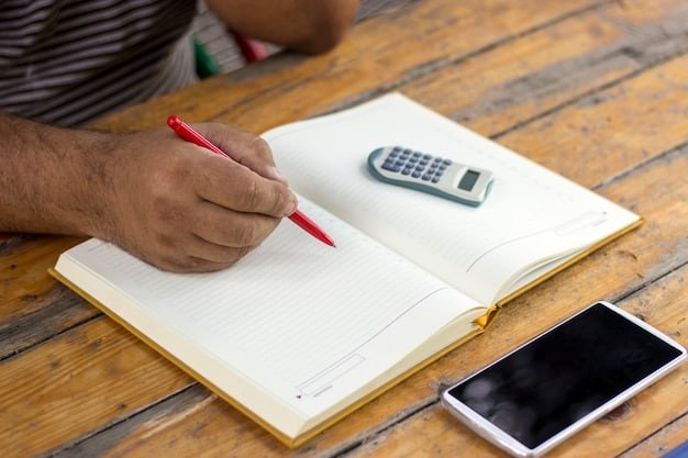A focused close-up of hands calculating numbers on a physical calculator. A pen rests on top of a stack of financial documents. The image is slightly desaturated, emphasizing the importance of financial accuracy.
