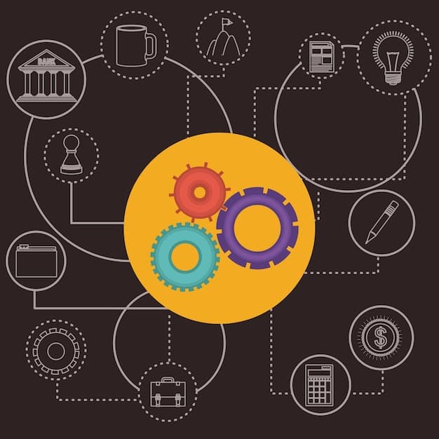 A graphic depicting various interconnected gears, symbolizing different aspects of a business (e.g., finance, marketing, sales, operations), all rotating smoothly together to produce a single, positive outcome or result. The gears should be modern and clean, implying optimization and efficiency.