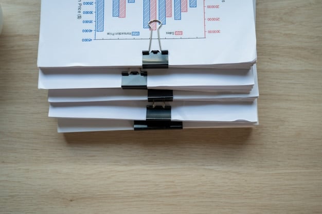 A close-up shot of a stack of financial reports and documents, highlighting the importance of accurate documentation and compliance in corporate disclosure. A pen rests on top of the documents, symbolizing the act of reviewing and approving the information. The scene is well-lit and professional, conveying attention to detail.