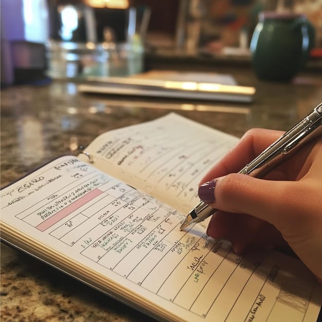 A close-up of a receipt organizer containing various business expense receipts, such as restaurant bills, travel tickets, and office supply invoices. The focus is on showcasing the necessity of proper expense tracking.